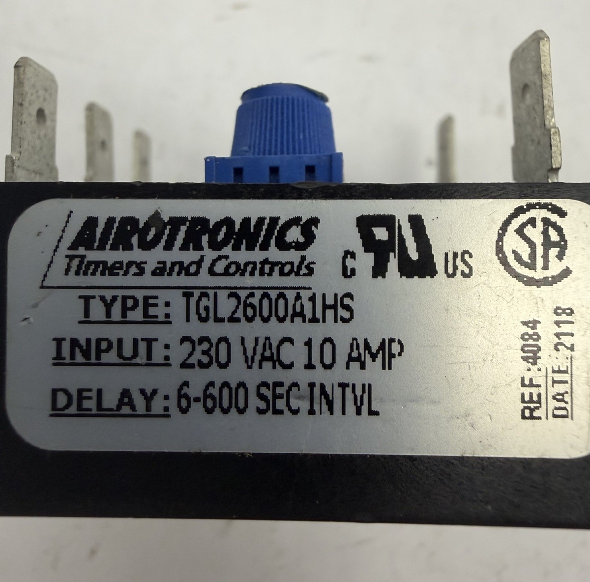 AIROTRONICS Time Delay TGL2600A1HS 230VAC – 10AMP