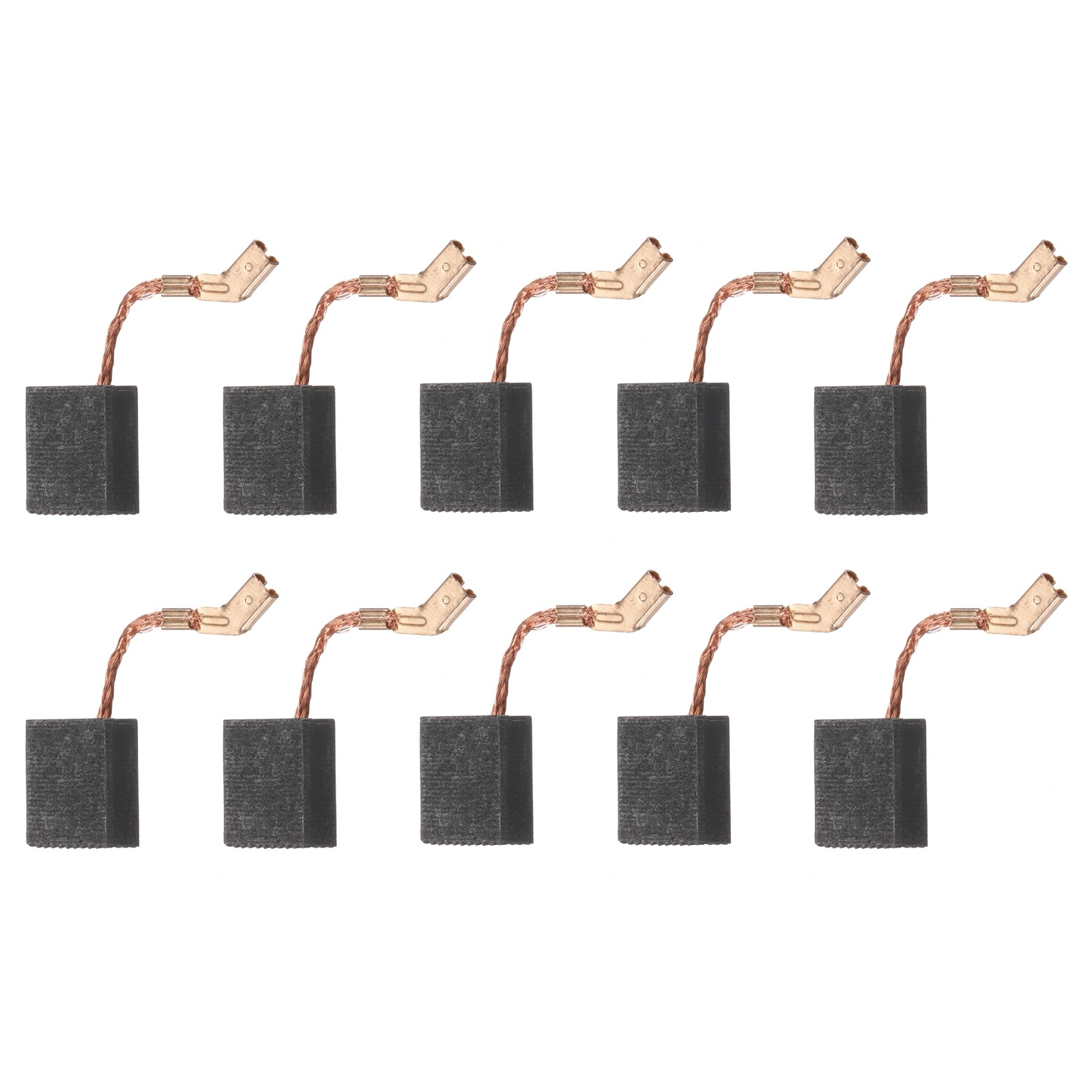 10 Pack Carbon Brushes Set Replaces 14x12x6.5mm for Most Power Tools Motor