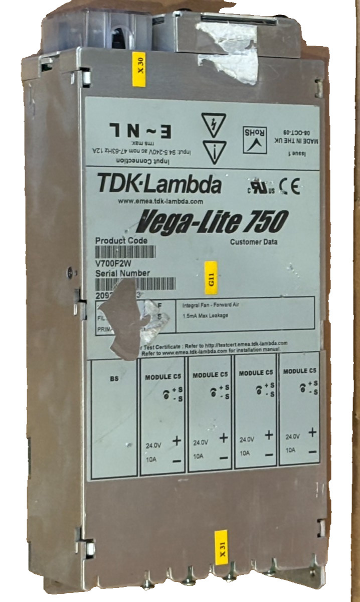 TDK-Lambda Vega-Lite 750 V700F2W Power Supply