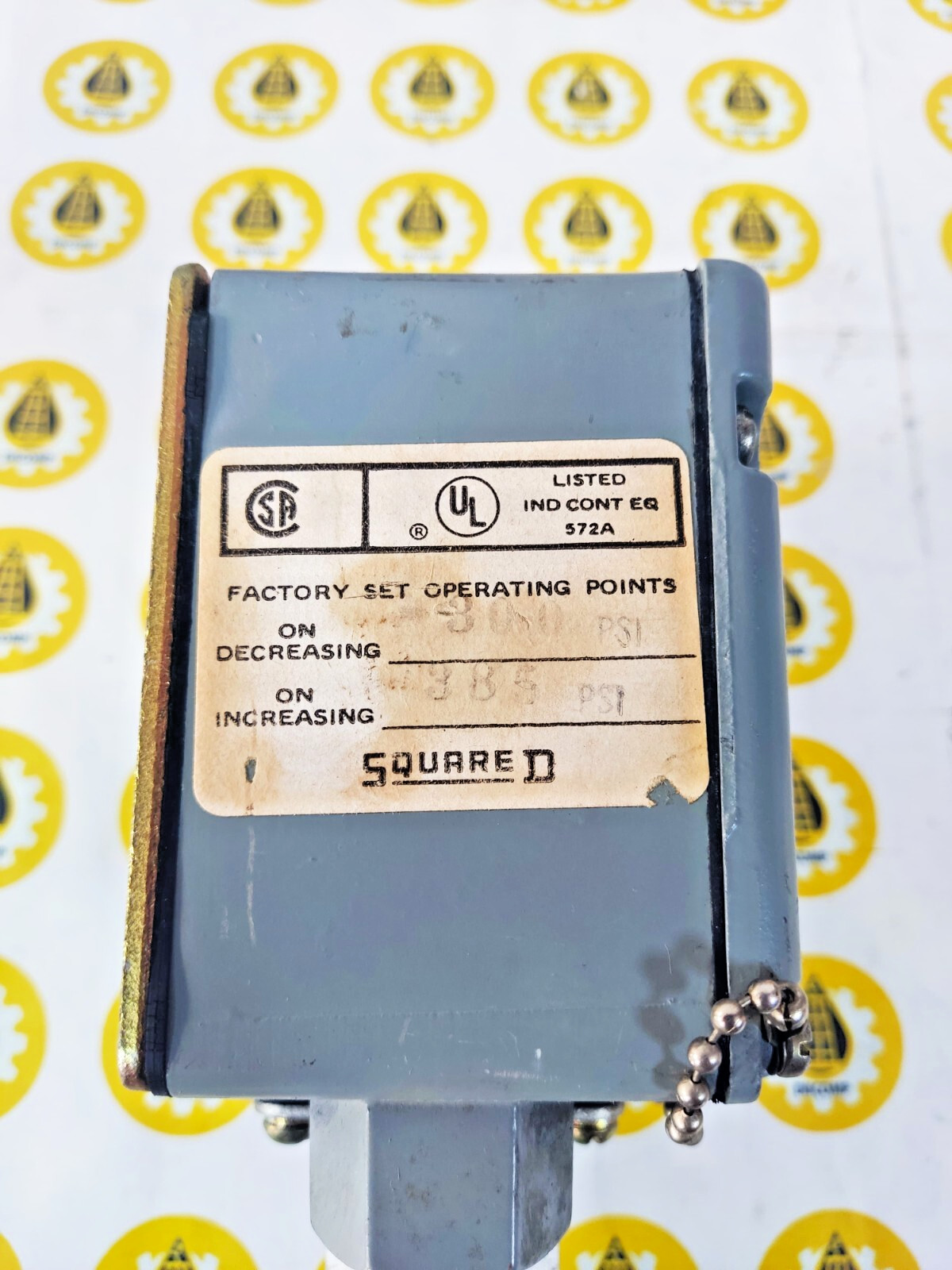 Square D ACW26 PRESSURE SWITCH CLASS 9012 FORM ACW-26