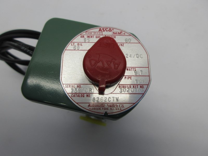 ASCO 8262C7V 24VDC 60-65PSI 1/4″ NSNP