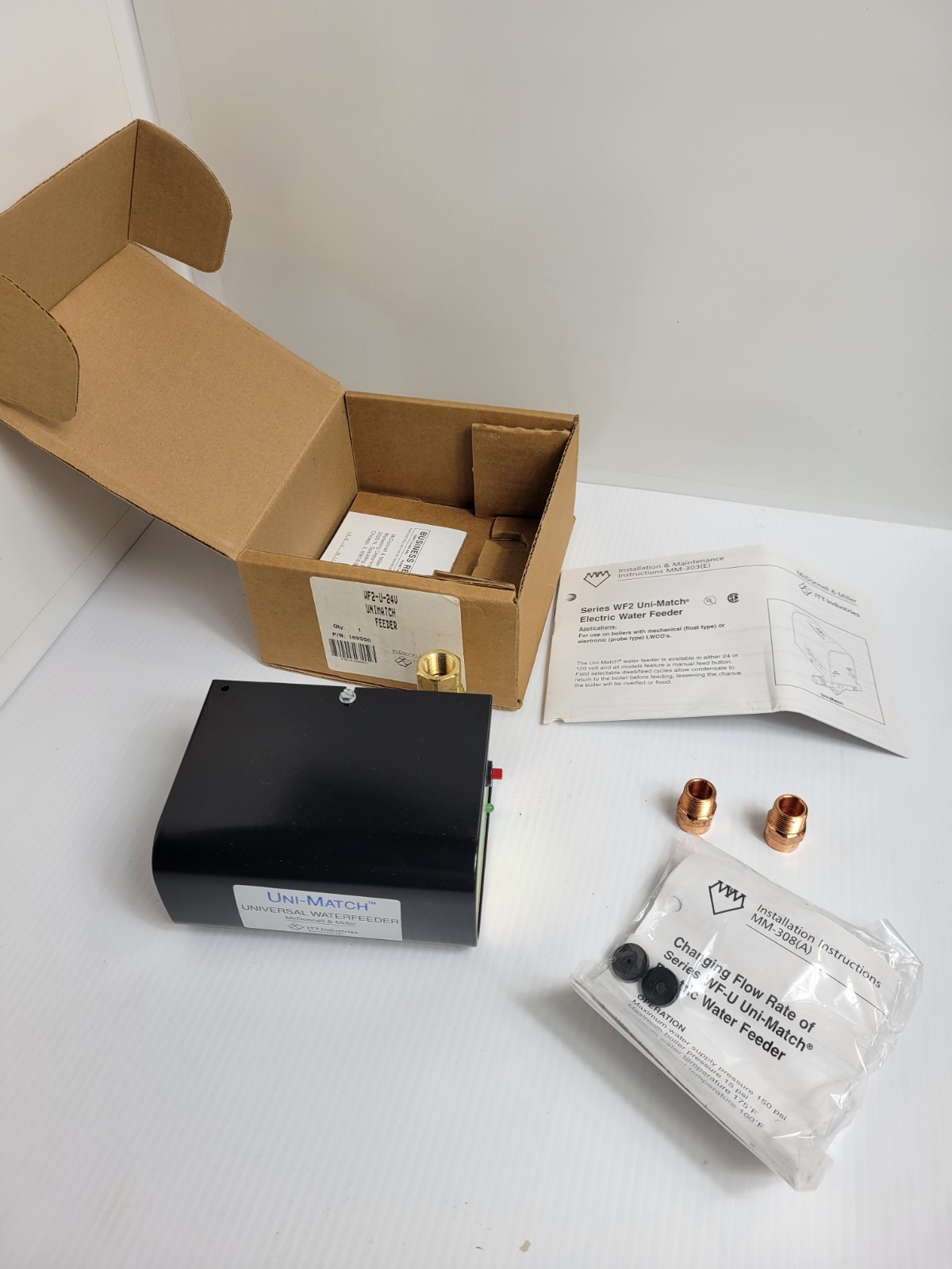 McDonnell & Miller WFE-24V 24V Water Feeder 2 GPM Replacement WF2-U-24