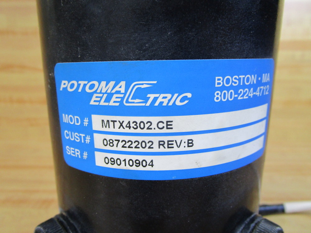 Potomac Electric MTX4302.CE Servo Motor MTX4302CE
