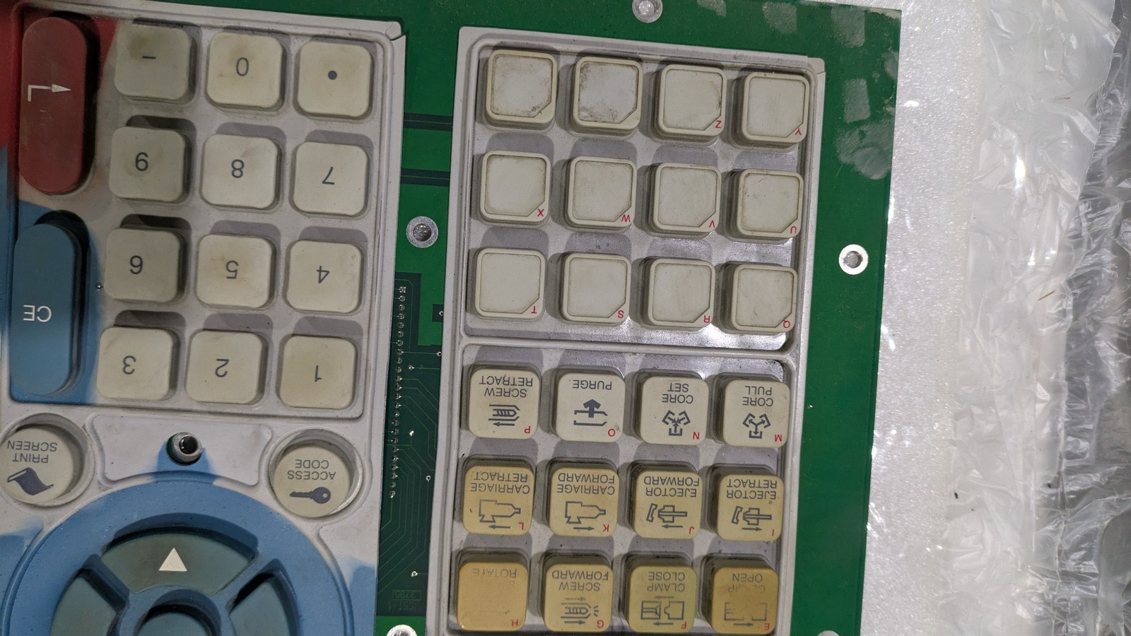 VAN DORN 251547 Pathfinder Keyboard 345229-B ITT 251547 REV C