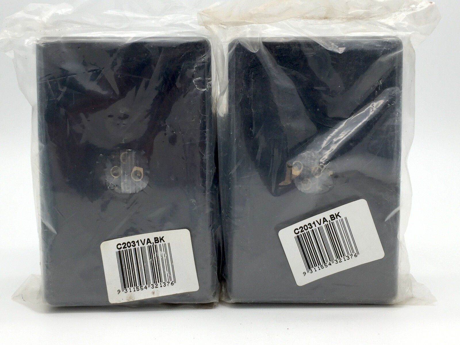 CLIPSAL C2031VABK Flush Switch 1 Gang 250VAC 10A Classic C2000 Vertical x2