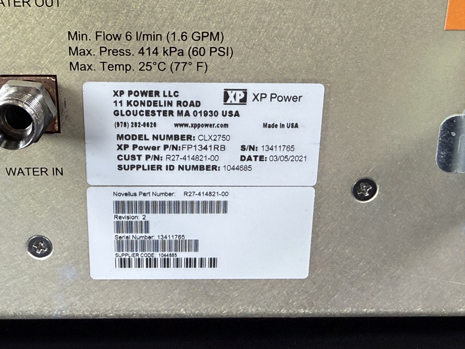 COMDEL CLX-2750 LF Generator