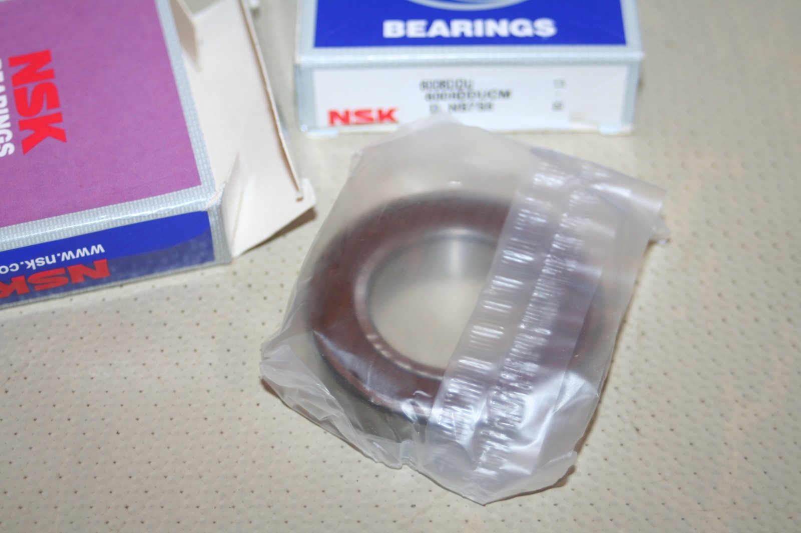 (Lot of 2) NSK 6006 DDUCM NS7S5 Sealed Deep Groove Bearings * NEW *