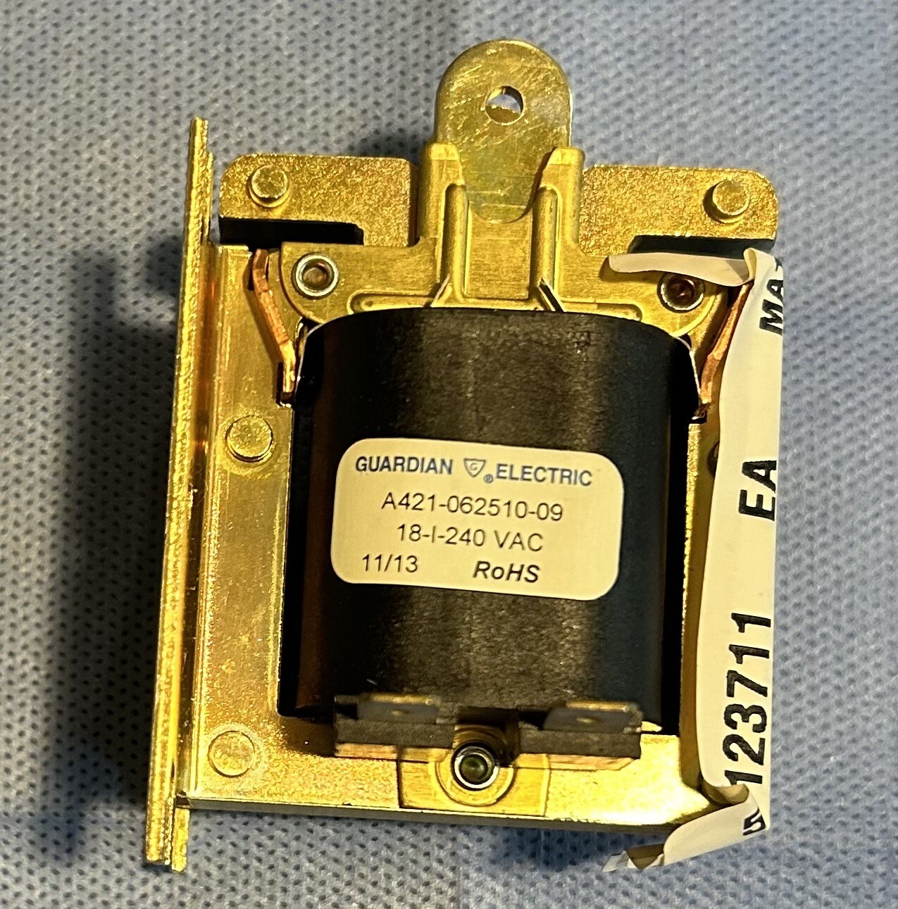 Guardian Electric Solenoid Actuator A421-062510-09 240 VAC