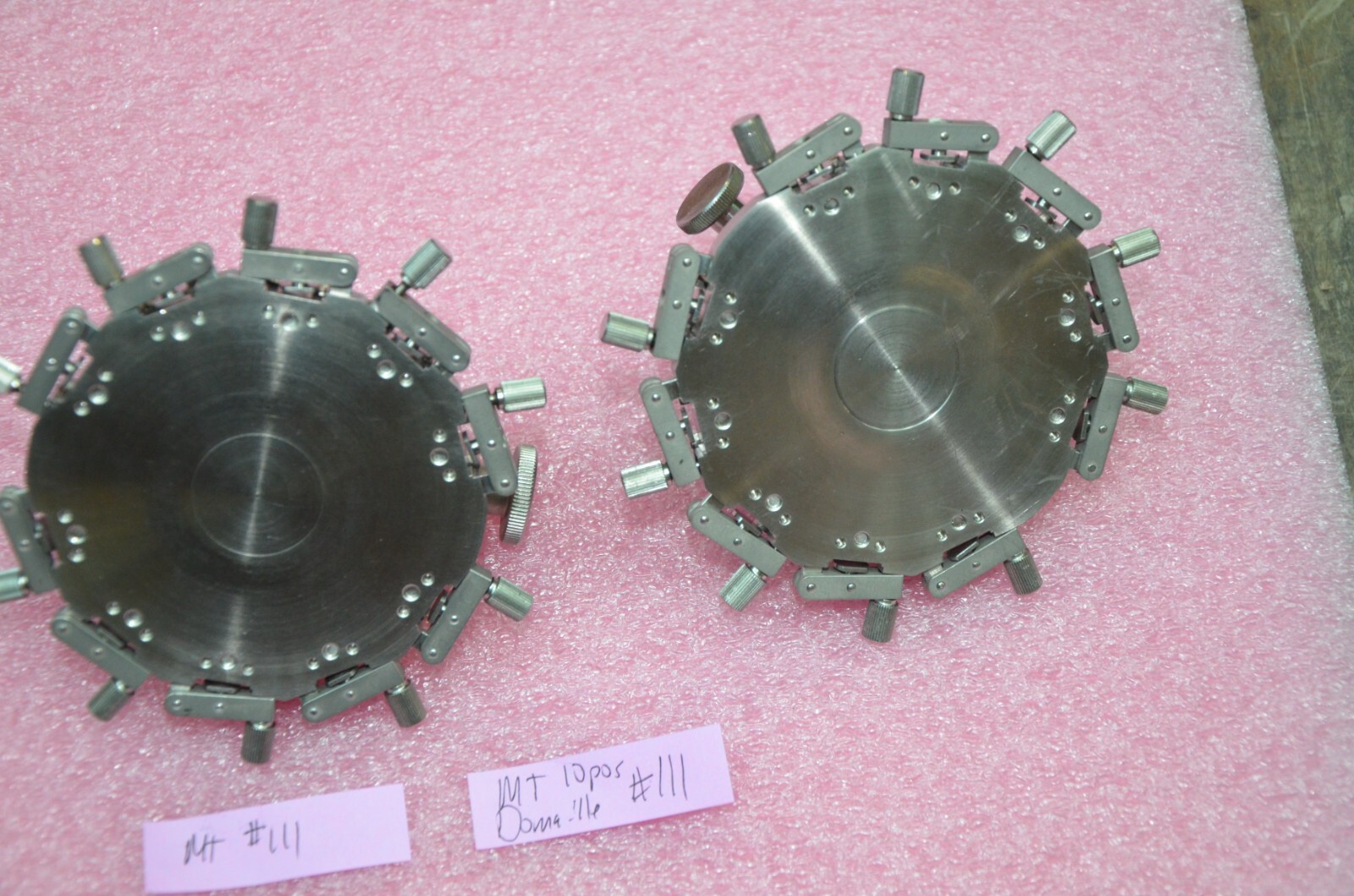 MT 10 Position Polishing Fixture Plate Puck Domaille Engineering Molex