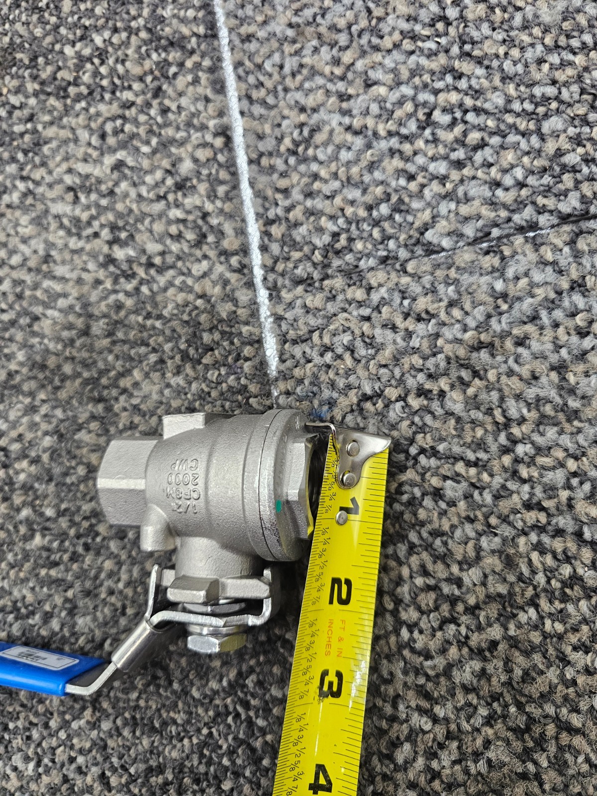 Fnw FNW220AD 1/2″ Full Port Locking Lever 2000# Ball Valve Stainless