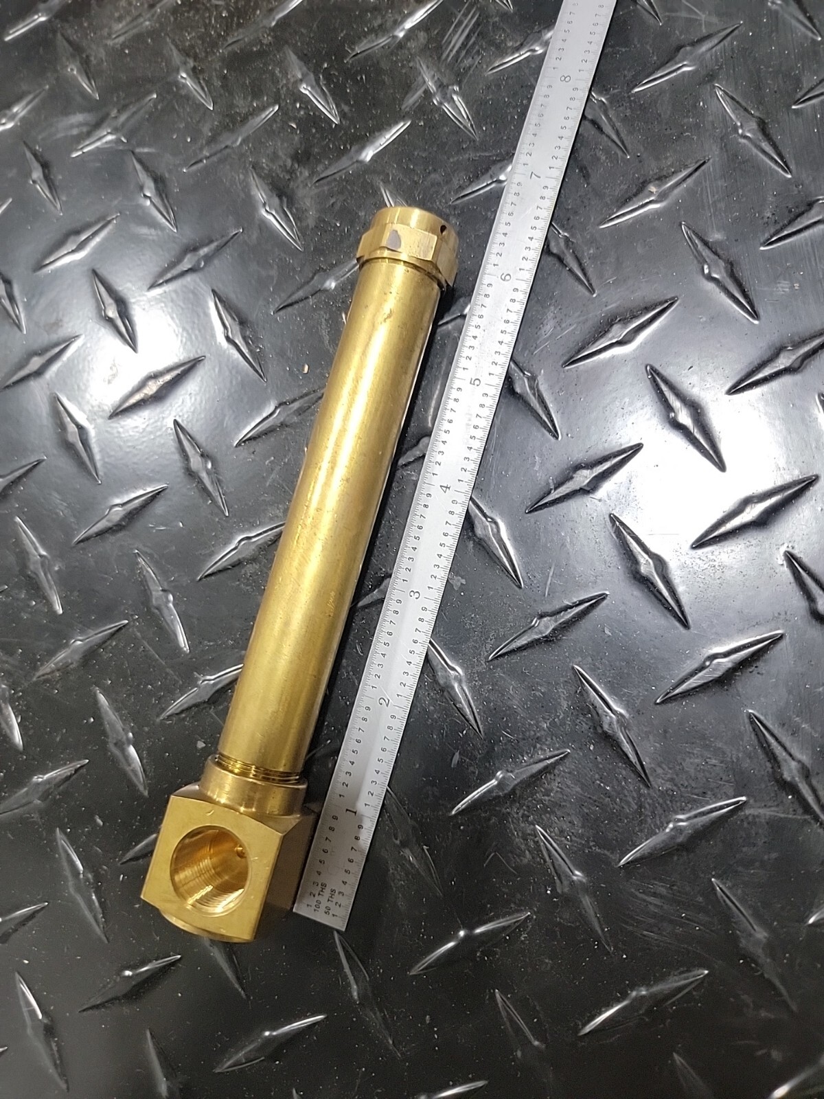 LDI INDUSTRIES 6.25″ OAL, Brass Inline Sight Glass & Flow Sight