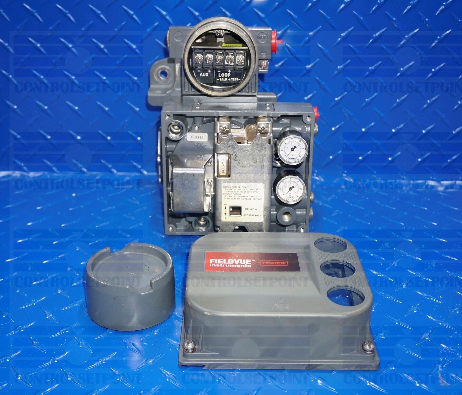 EMERSON FISHER DVC6010 POSITIONER FULLY TESTED. HART 4-20mA ID87950