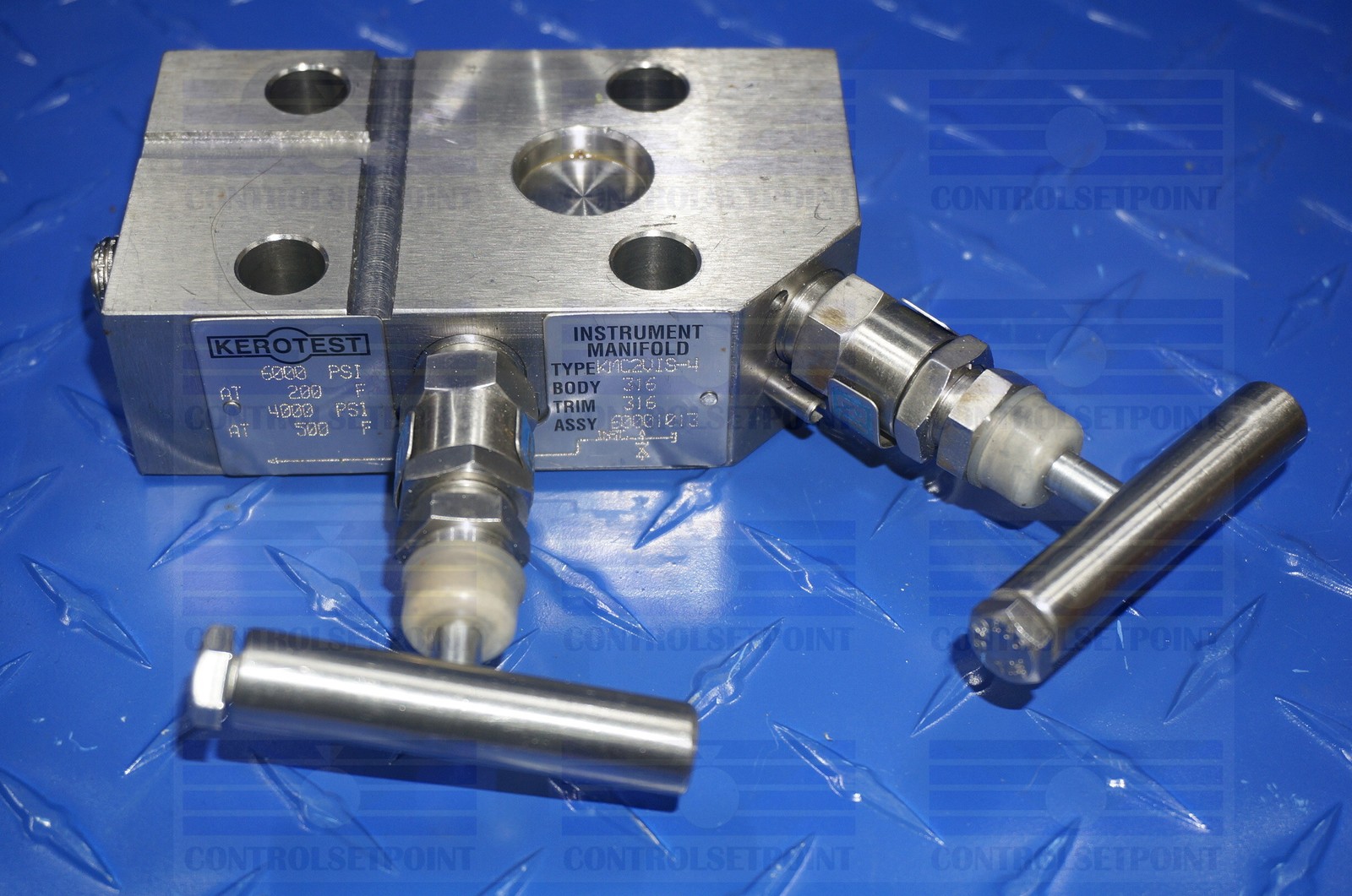 KEROTEST MANIFOLD KMC2VIS-4 2 VALVE MANIFOLD