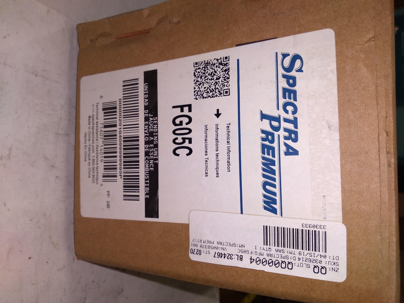 SPECTRA PREMIUM FG05C