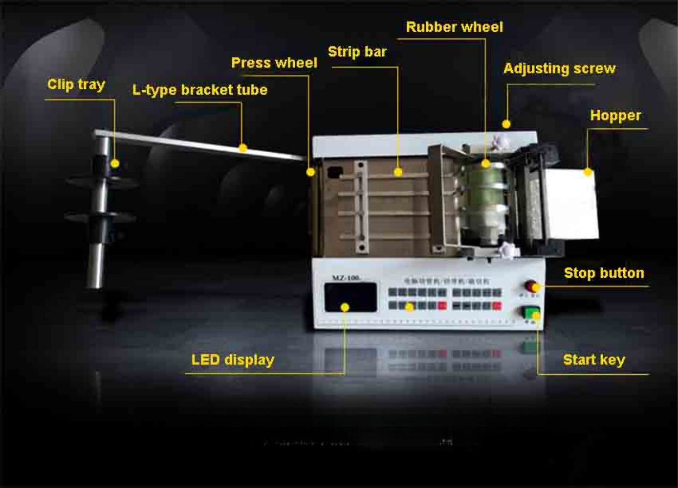 MZ-100AC Automatic Upper and Lower Blade Computerized Tape Cutting Machine
