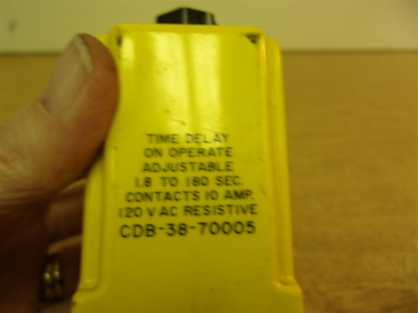 AMF Potter & Brumfield CDB-38-70005 Time Delay relay w/ Socket RB08