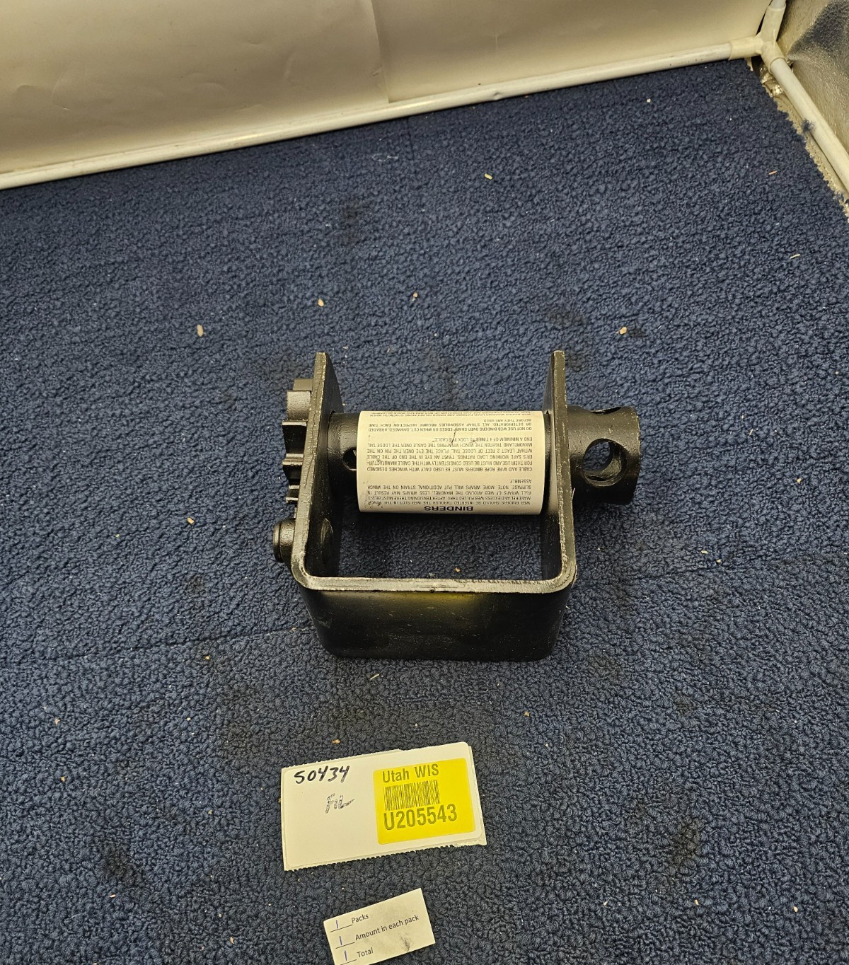 Buyers Products 1903005 Weld-On Trailer Winch, Right Handed, WLL 5,500, Steel