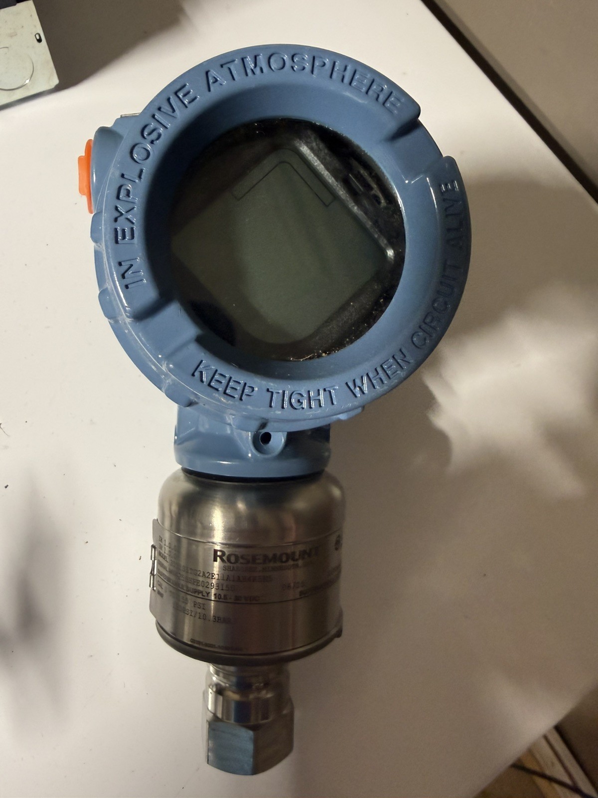 EMERSON ROSEMOUNT PRESSURE TRANSMITTER 300S1AAK5M5