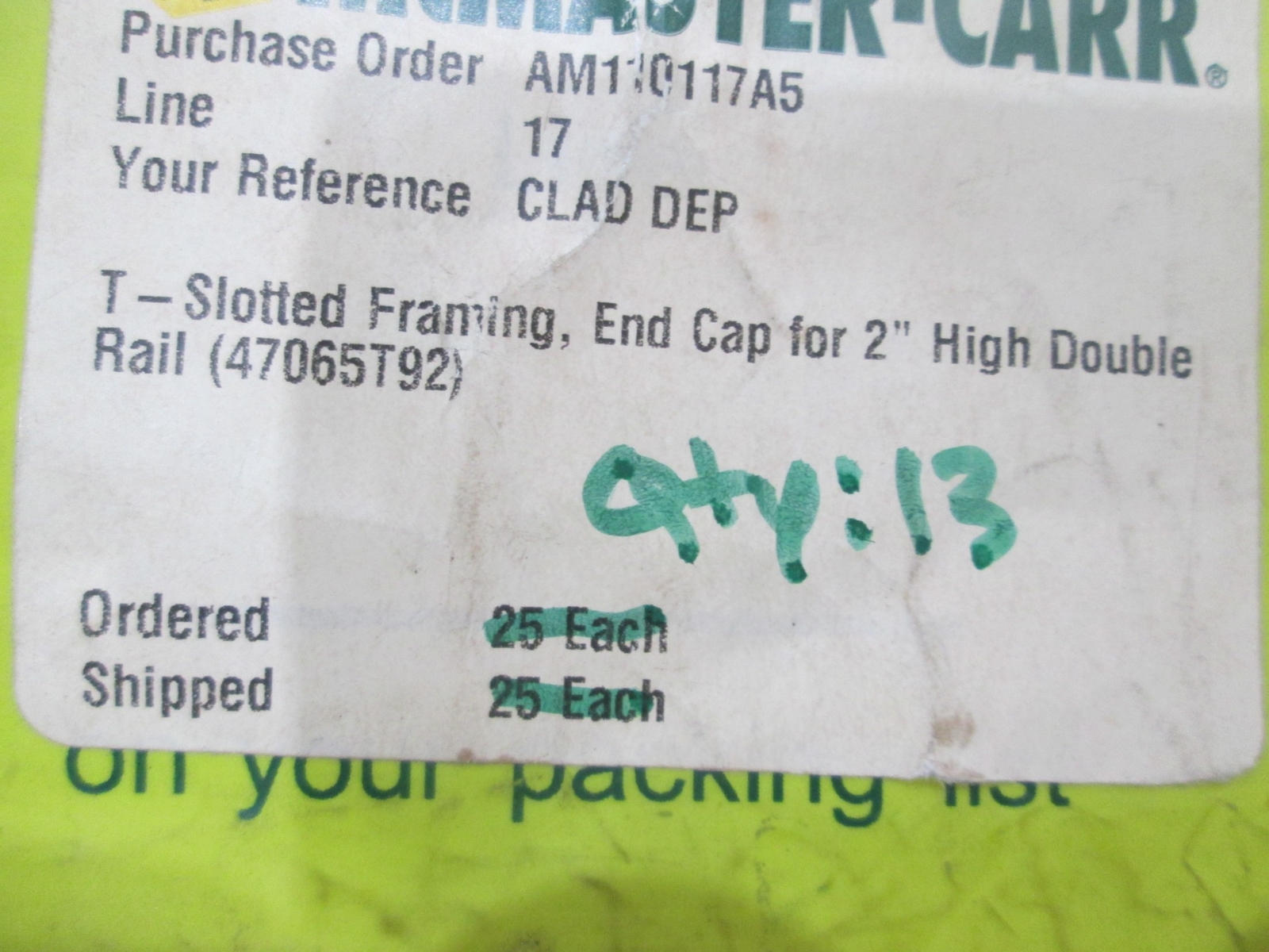 8020.Net, 260-248-8030, T-slotted Frame, End Cap for 2″, New, Lot of 13