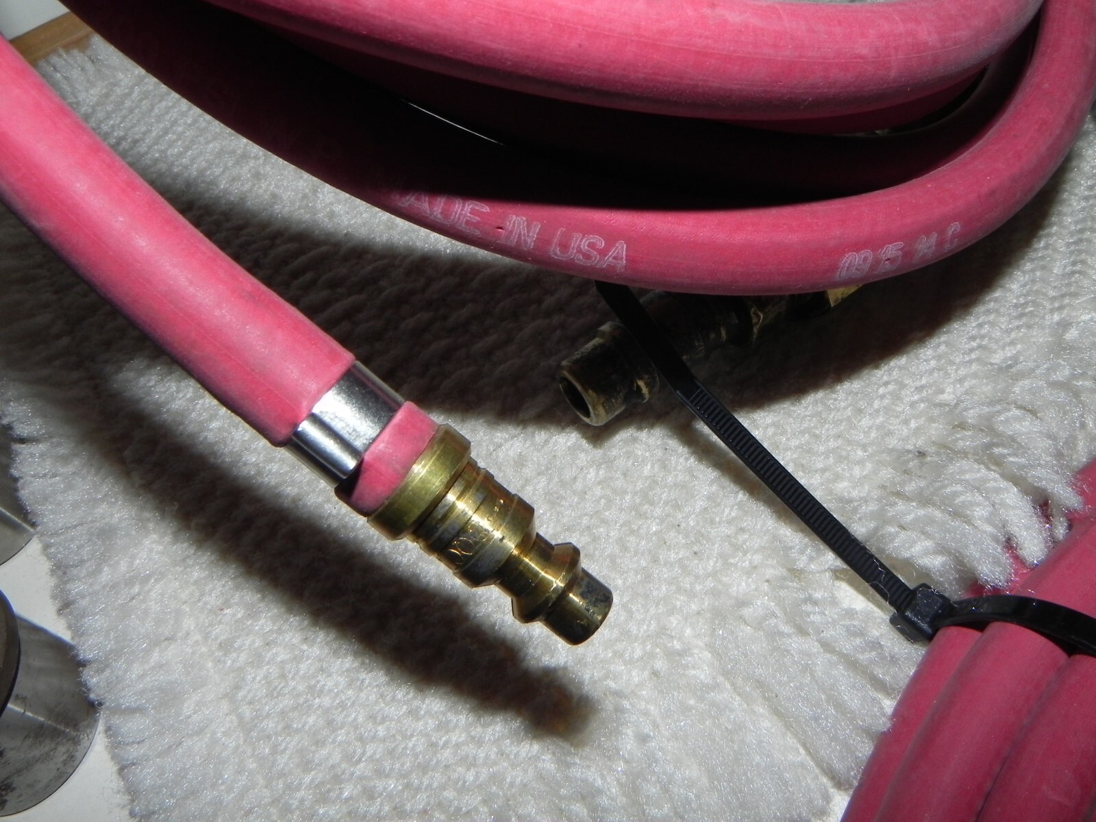 Valuflex GS 1/4″ Hose Hypro 30 PSI Gauge/Mastercraft Air gun/Parker 14R012FC=300