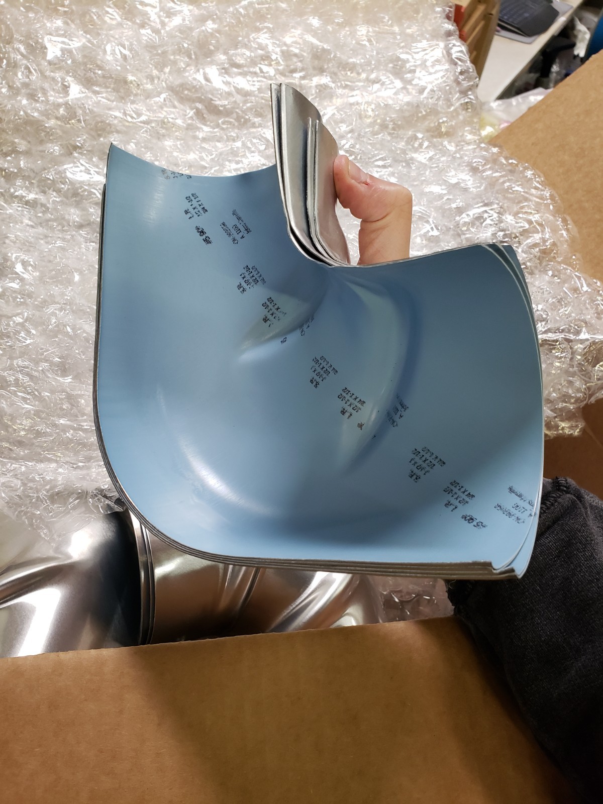 Box of 50 – Johns Manville Aluminum Elbow Covers 1/2 x 1-1/2 And 3/4 x 1-1/2