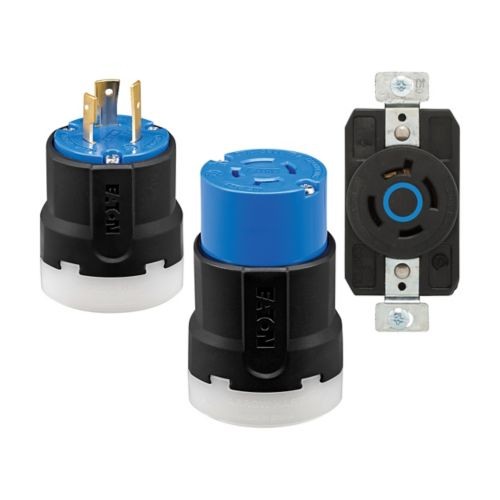 Eaton Wiring Devices AHCL1120C – CCL Conn 20A 250V 3PH 3P3W, BL&BK – 1EA