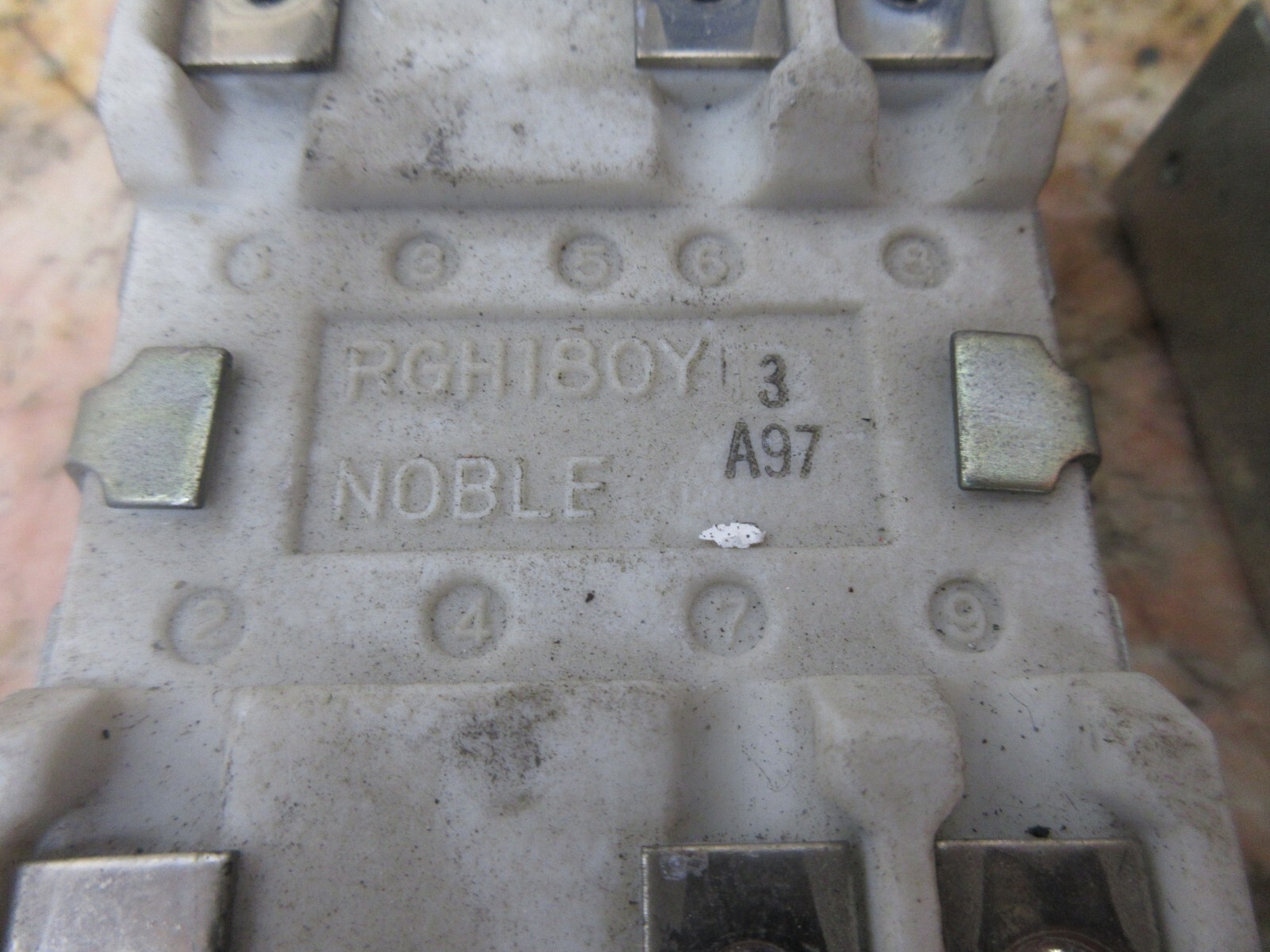 NOBLE CONTACTOR RGH180Y 3 A13 RESISTOR ASSEMBLY MODULE EACH 1