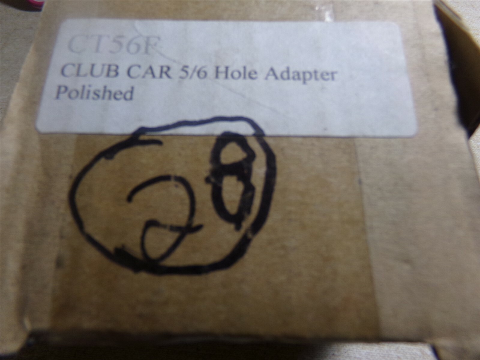 NEW Club Car 5/6″ Hole Adapter CT56F *FREE SHIPPING*