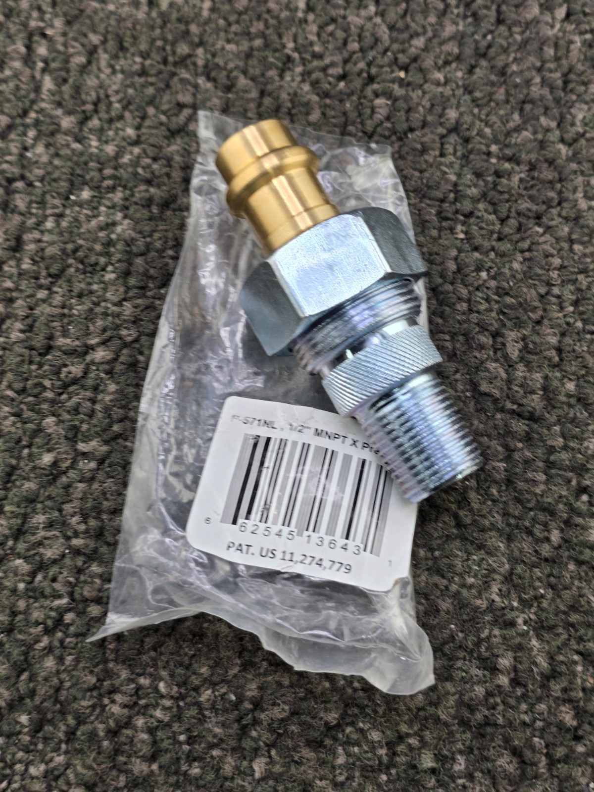 Legend P-571NL Forged Steel Dielectric Union 1/2″ Copper Press x 1/2″ Male NPT