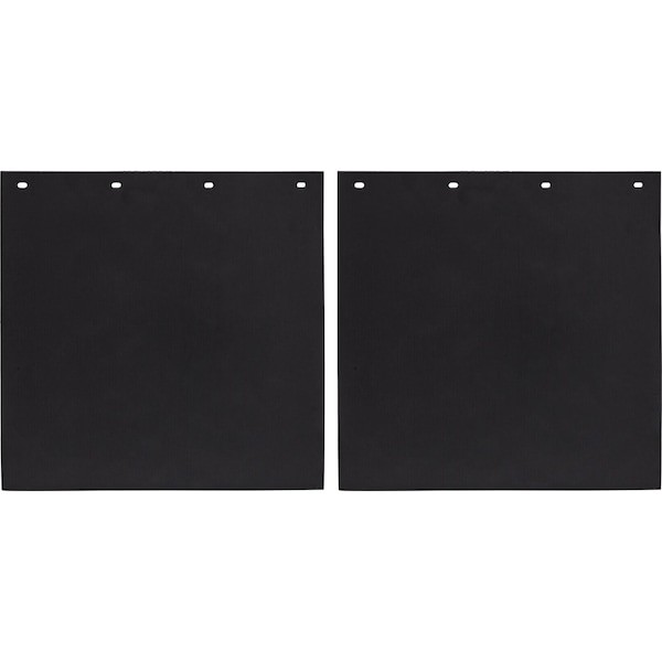 Buyers Products B24psrpbpkgd Mudflaps, 24 In X 24 In, Polymer, Black, 1 Pr