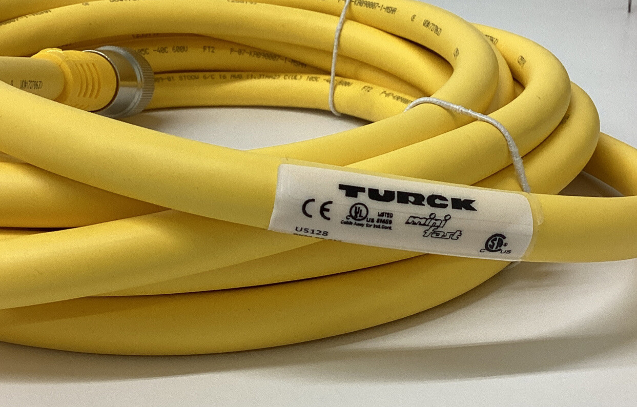Turck RKM66-6M 6-Pin Female Minifast Cable U5128 6 Meters