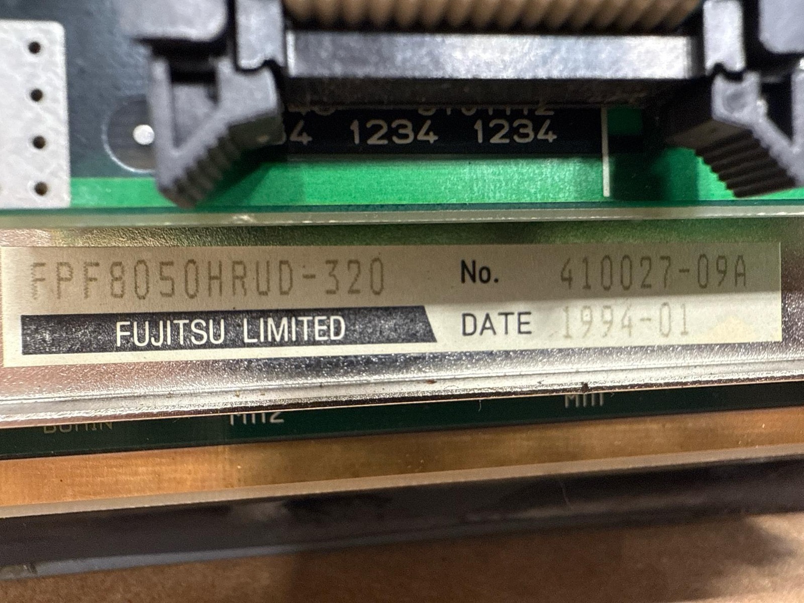 FANUC PDP/MDI Unit. MF-D6, Type: A02B-0120-C081/TA, Operator Panel
