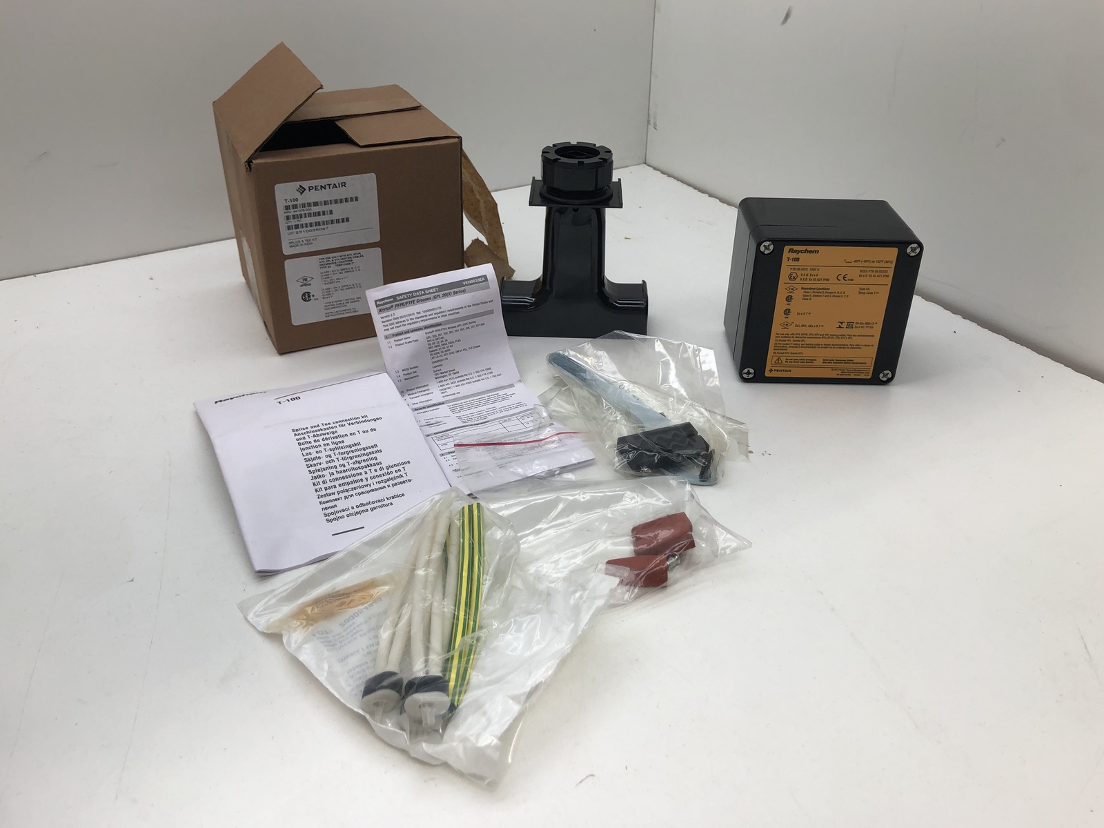 (QTY.4) PENTAIR T-100 SPLICE AND TEE CONNECTION KIT