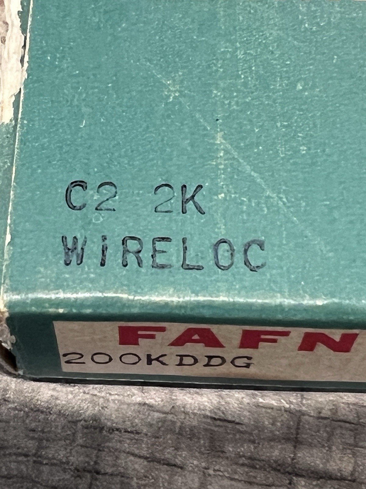 NOS FAFNIR closed bearing 200KDDG wireloc C2 2K NIB SEALED