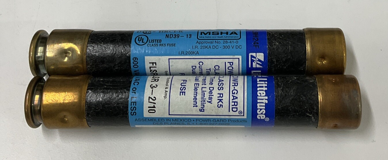 Littelfuse FLSR 3-2/10 Lot of 2 Fuse