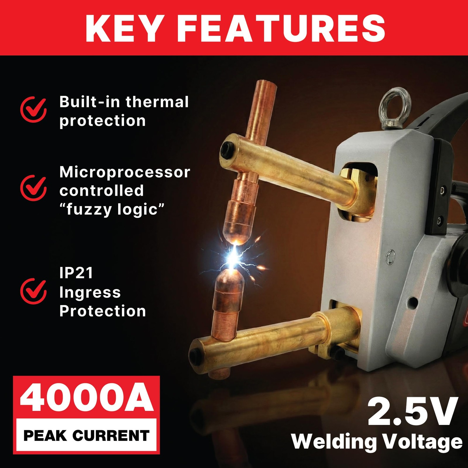 OMNI TOOLS T4000 Portable Spot Welding Machine 4000A Peak Current