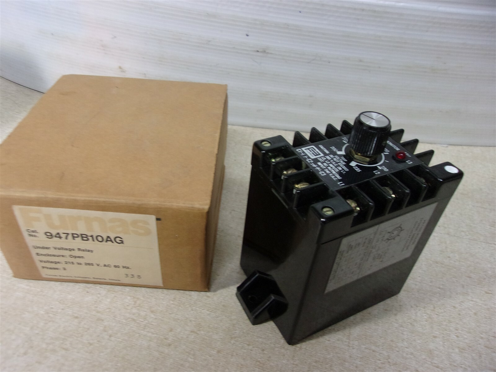 NEW Furnas 947PB10AG Under Voltage Relay Monitor *FREE SHIPPING*