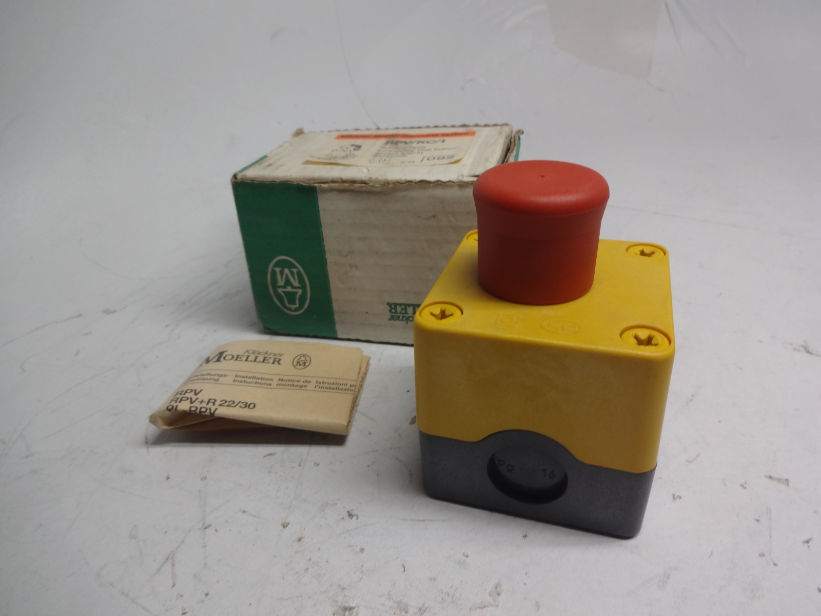 Moeller Rpv/kc/i Emergency Stop Button