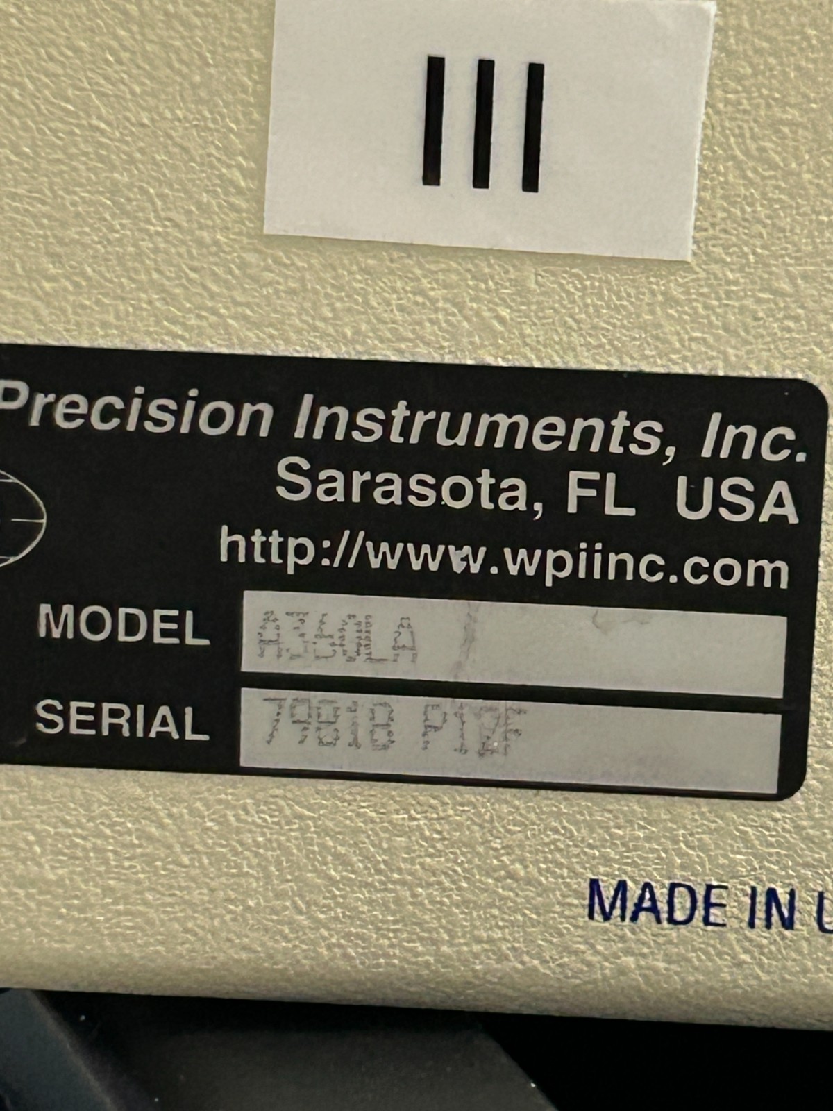 WPI World Precision Instruments Stimulus Isolator Model A360LA Laboratory Tool