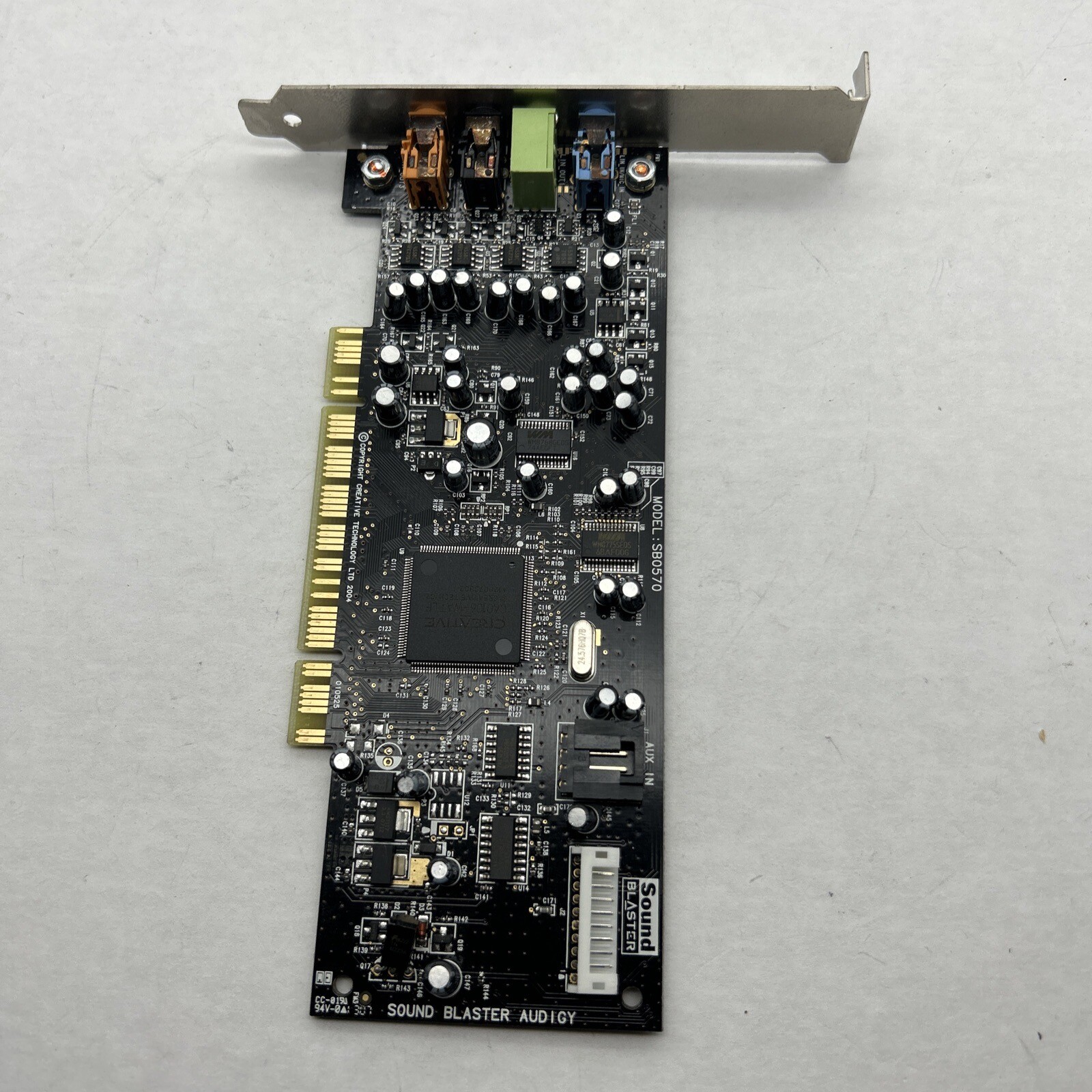 Creative Labs Sound Blaster Audigy PCI Sound Card # SB0570 Vintage Gaming 2004