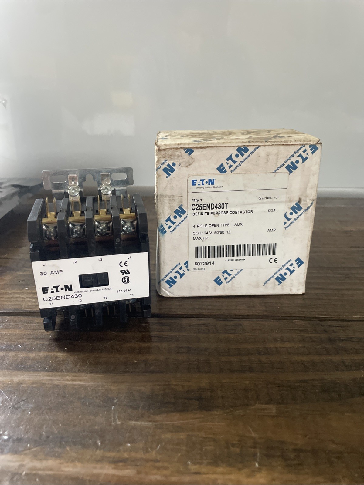 Eaton NSB C25END430T Definite Purpose Contactors Non-Reversing 4P 30A 24V 50/60H