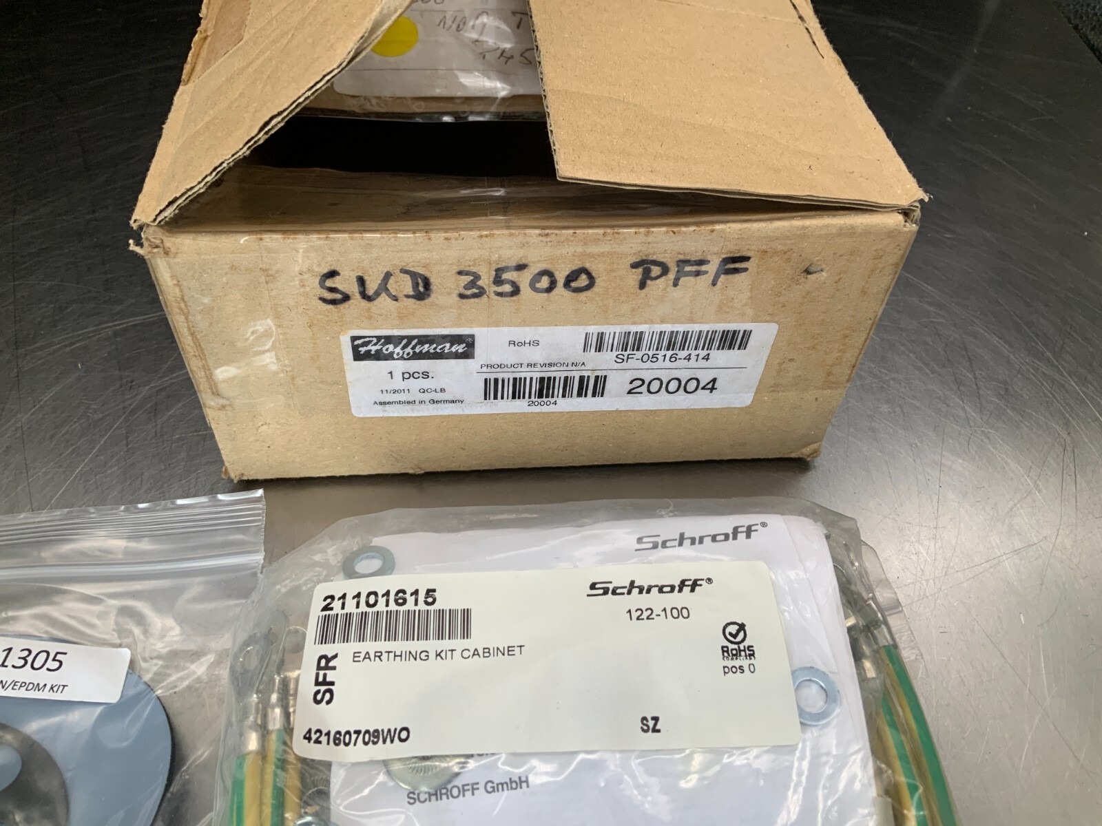 Schroff 21101-615 Earthing Grounding Kit Cabinet, Hoffman
