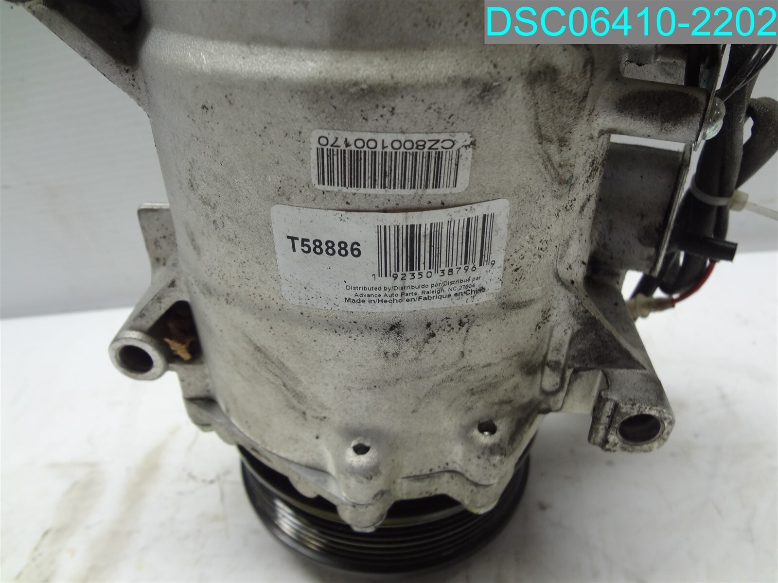 For parts or Repair: A/C Compressor CARQUEST T58886 fits Acura TSX 192350387969