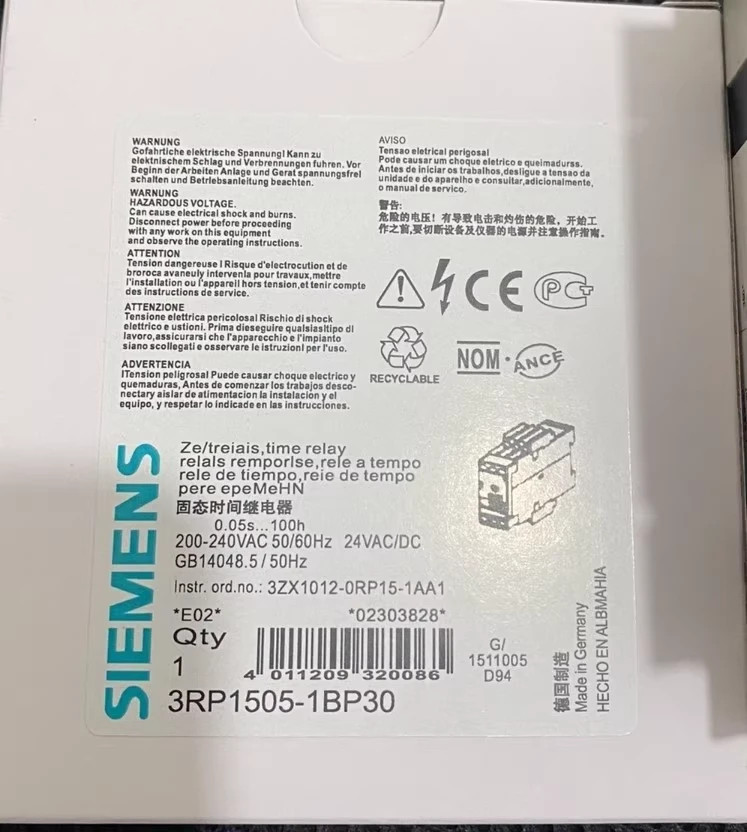 1PCS NEW 3RP1505-1BP30 SIEMENS 3RP1505-1BP30 Fast delivery