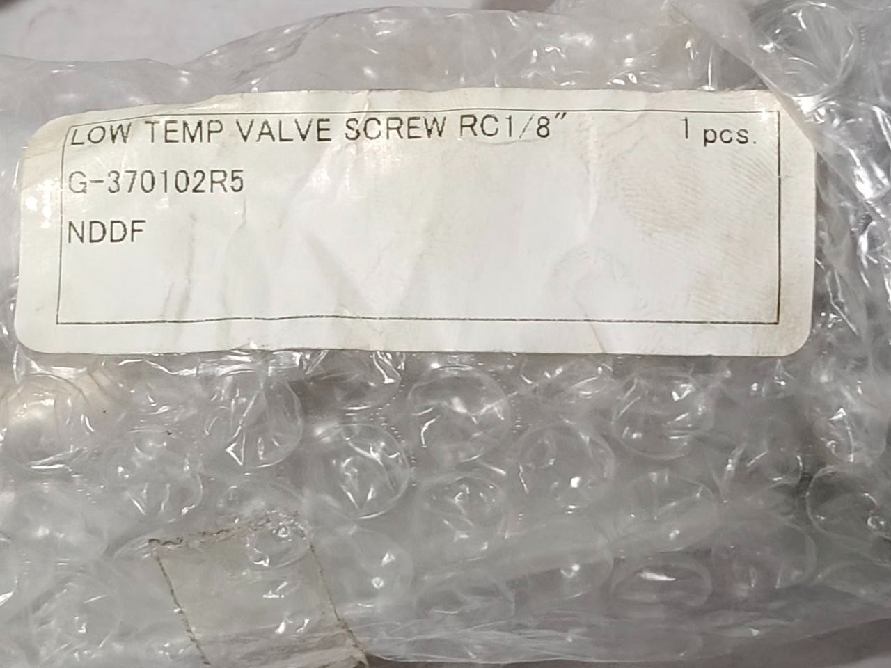 BI-LOK RC1/8″ Low Temp Valve Screw 1MPa 1/8 IA19