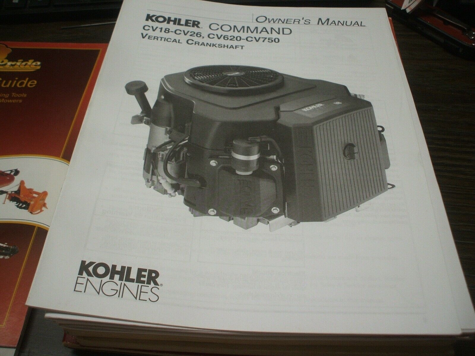 KOHLER COMMAND CV-18-CV-26, CV620-CV750 VERTICAL CRANKSHAFT Owner’s Manual