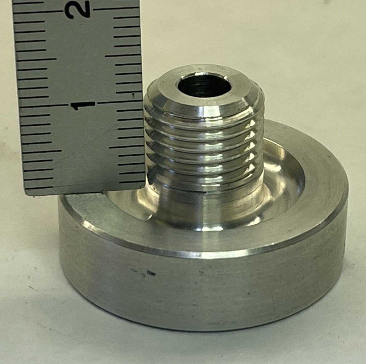 Aluminum Vacuum Cup Adapter Suction Cup Fitting Male M14x1.25mm/6MM Bore(NOV113)