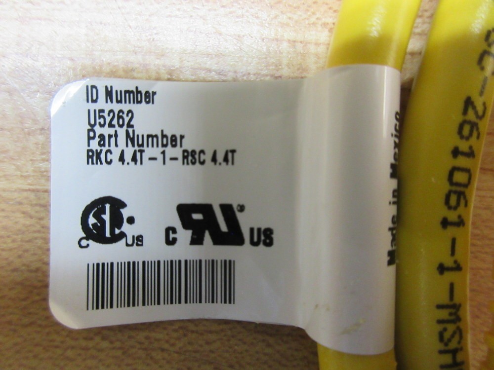 Turck RKC 4.4T-10-RSC 4.4T RKC44T10RSC44T Cable Overall Length 41″ (Pack of 2)