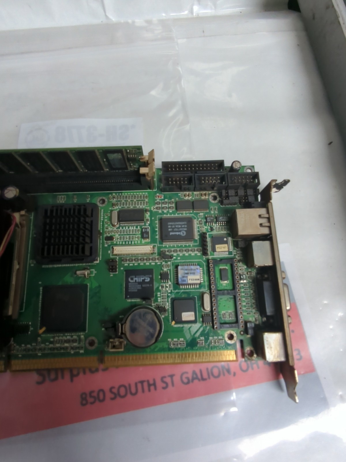 CONTEC,PC-686BX(NXL)-LV,MOTHER CIRCUIT BOARD 7701B REV 1.20A PRE-OWNED