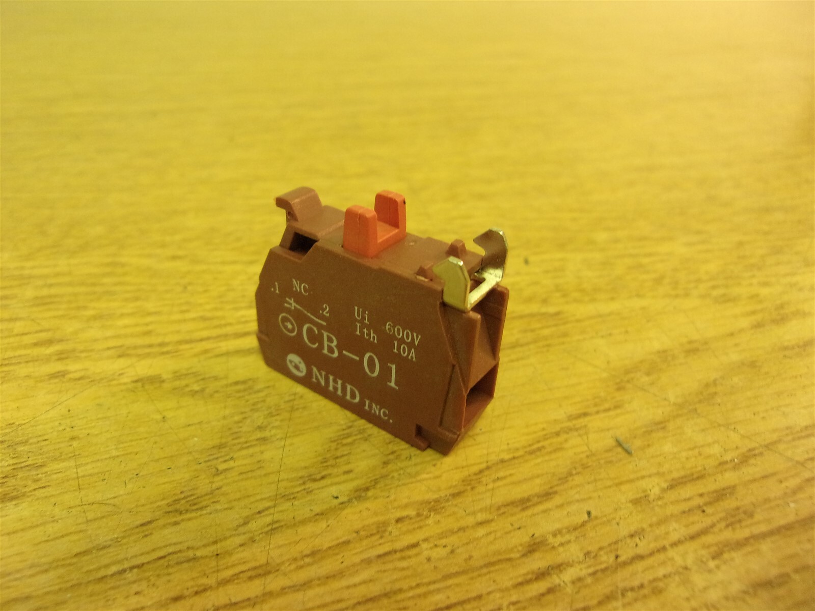 NEW NHD CB-01 Push Button Contact Block *FREE SHIPPING*